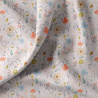 Coated  Cotton NADEGE Petal / Coral